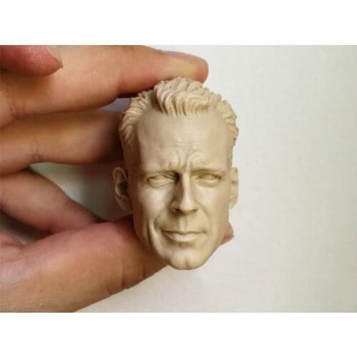 In Stock 1/6 Repainted Mold Bruce Willis Head Sculpt McClane Head for 12'' Muscular Body Accessory For Collection