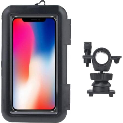 Bicycle Motorcycle Phone Holder Waterproof Case GPS Bike Handlebar Mount for iPhone 11 Samsung Xiaomi Mobile Phone Case