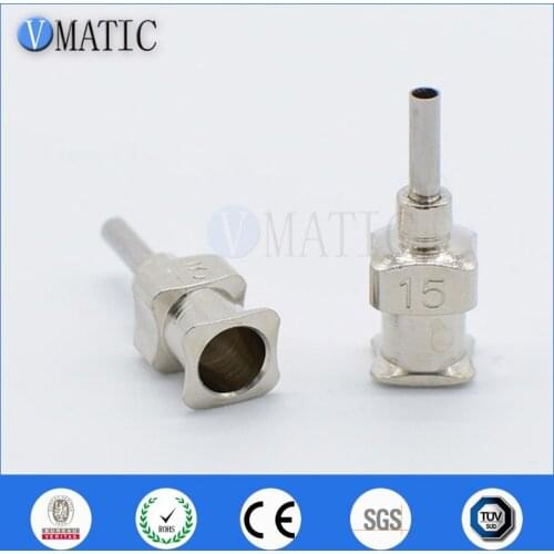 High Quality 12Pcs 15G 0.25'' Tube Length Metal S.S. Stainless Steel Dispensing Needles Blunt Dispenser Needle Tip 1/4 Inch