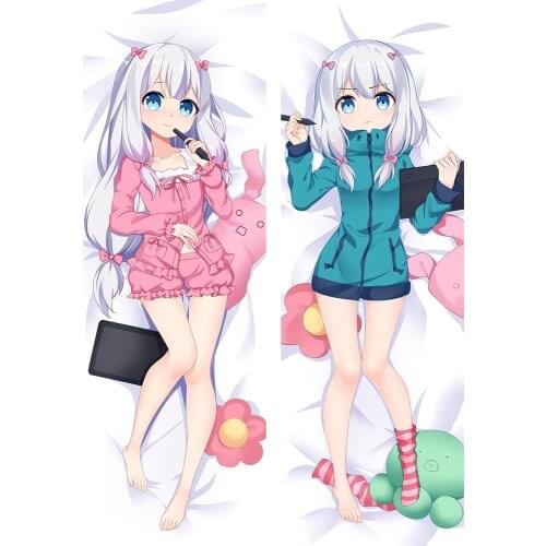Japanese Anime Eromanga Sensei Izumi Sagiri Pillowcase Hugging Body Pillow Case Cartoon Pillow Cover Throw Dakimakura Cover