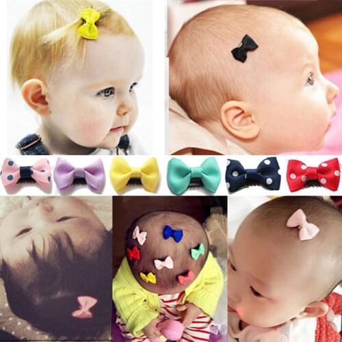 10pcs Baby Girls Barrettes Bow Ribbon Hair Bow Clips Hair Clip Hairpins Kids Hair Butterfly Decor Accessories
