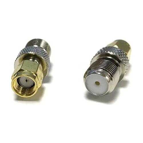 1PC F Female Jack to RP-SMA Male Plug RF Coax Adapter convertor Straight Nickelplated NEW wholesale