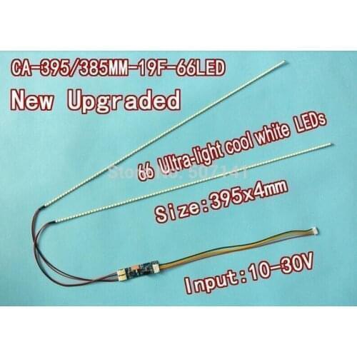 10Pieces/lot Update 395mm LED Backlight lamp Strip Kit Adjustable brightness,Update 19" 19 inch CCFL LCD Screen to LED Monitor