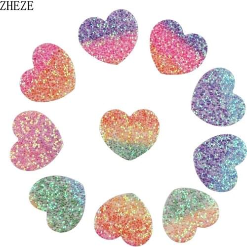 100Pcs/Lot 2021 NEW 3cm Star Design Girls DIY Hair Accessories for Headband & Hair Clips Candy Color Glitter Pads Head Wear
