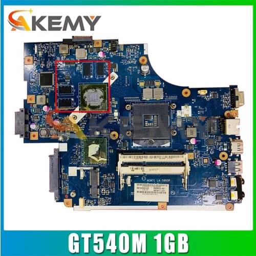 AKEMY For ACER 5742 5742G TK85 Laptop Motherboard GT540M 1GB GPU DDR3 MBRB902001 MBRDP02002 PEW71 LA-5894P