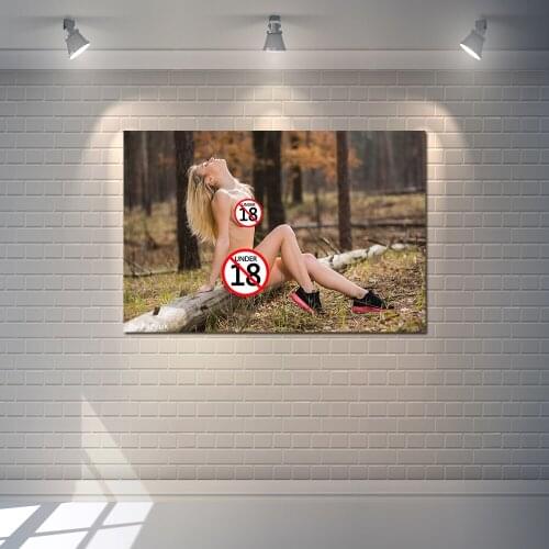 Blonde Beauty Photo Canvas Painting Pop Art Posters and Prints Wall Picture for Living Room Decor