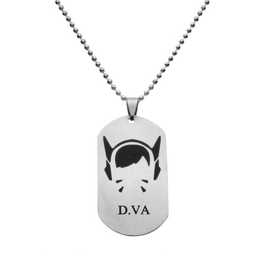 Bsarai OW Dva Raper Genji tracer reaper widowmaker SOLDIER:76 Pharah Sombra Mercy Reinhardt Mei Mccree Hanzo Pendant Necklace