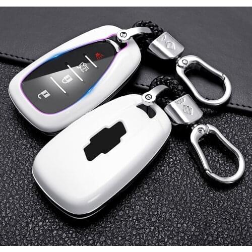 ABS Car Key Case Cover for Chevrolet Chevy Malibu Camaro Cruze Traverse Spark Equinox Sonic Volt Bolt Smart Key Protective Shell