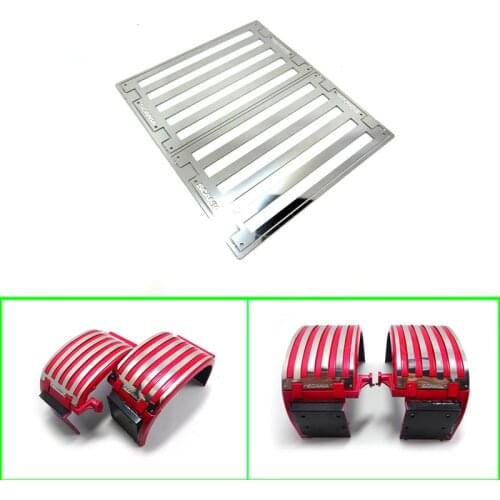 Fender Decoration All Metal Plate for 1/14 Tamiya RC Truck Trailer Tipper Scania 470 620 730 Car Diy Parts