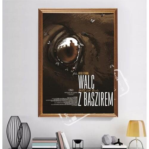Vals Im Bashir Waltz with Ari Folman Israeli Movie Film Decorative Poster Wall Art Canvas Sticker Home Decor Gift