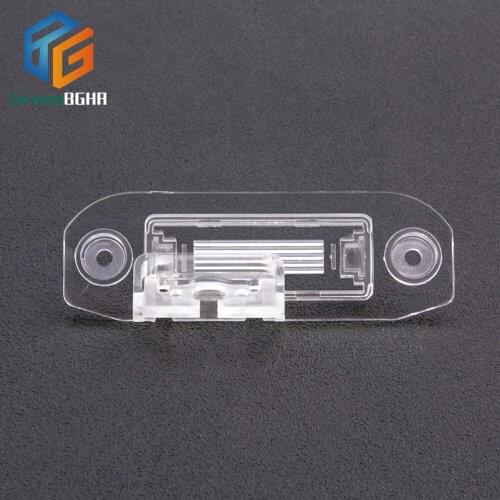 Green BGHR License Plate Lights Housing Car Rear View Camera Bracket For Volvo S40 S60 XC60 S80/V50 XC90 V60