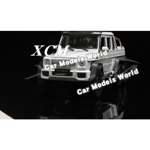 Diecast Car Model Welly FX Models for G63 A M G 6x6 1:24 (White) + SMALL GIFT