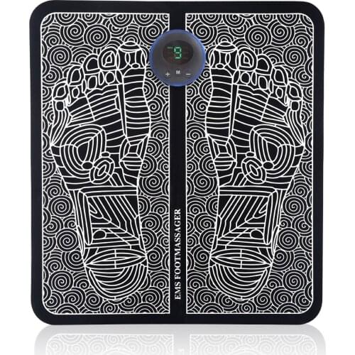 EMS Foot Massage Mat Physiotherapy Electrical Muscle Stimulation Contraction Boost Blood Circulation Relieve Pain Health Care