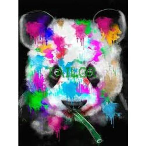 Diamond painting 5D kit set Home Decor Gift Cuadros haft diamentowy Full square Cross stitch colour animal Mosaic art panda Bear