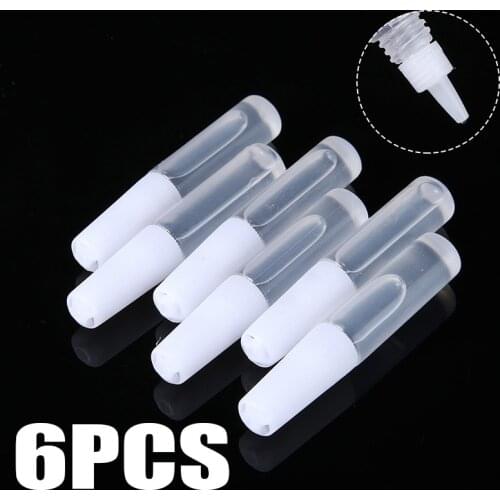6PCS Diamond Painting Glue Non-toxic 6ml Diamond Embroidery Glue for Diamond Painting Cross Stitch Sticky Drill Glue Craftwork