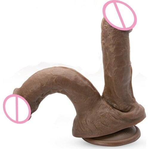 Hot Sale Sex Toys Wear Double-headed Penis Huge Dildo Anal Plug Unisex Adult Products Vibrador Realista Big Black Large Dildo