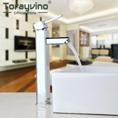 Torayvino Design Traditional Reasonable Price Chrome Polished Deck Mounted Hot&Cold Water Excellent Kitchen Basin Faucet