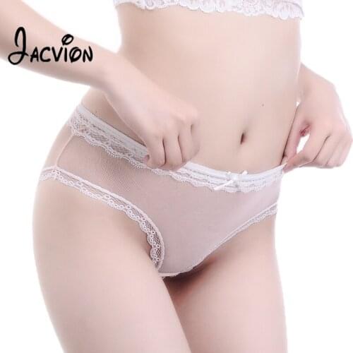 Women Underwear Sexy Panties Women Lace Transparent Plus Size Seamless Briefs For Women calcinha Lingerie Panties Transparent