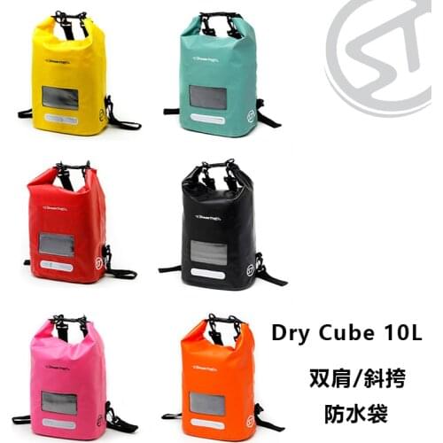 Stream Trail Waterproof Outdoor Dry Cube 10L Dry Bag Sack Water Resistant Roll-Top Closure
