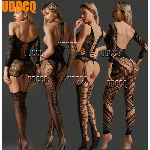 Women sexy lingerie Babydoll Underwear Intimate sleepwear costumes Nightgown Body Stocking bodysuit Sex Products Crotchless porn