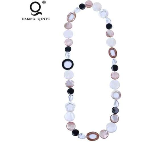 2020 Fashion Fancy Kids Women Resin Shell Personalised Necklace