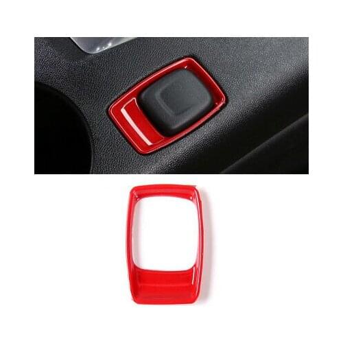 Accessories Red Inner Cigarette Lighter Cover Trim For Chevrolet Camaro 16 - 20