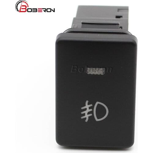 Car Front Fog Light Switch Button Blue Light For Toyota Camry Prius Corolla DC12V