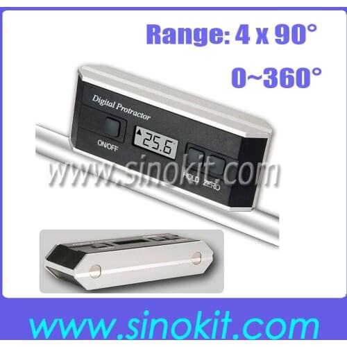 Digital Protractor Angle Finder Inclinometer 360 degree with Angle Sensor Technology Tilt + Magnetic V-Groove JY-90LC(A&C)