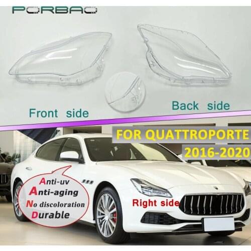 Headlights Cover for QUATTROPORTE 2012-2020 Headlights Shell Transparent Cover Lampshdade Headlamp Shell Lens