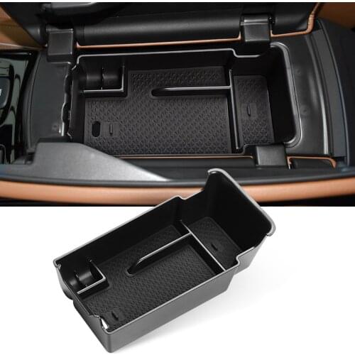 LFOTPP Car Armrest Storage Box For Envision 2021 Vehicle Central Control Container Auto Interior Styling Accessories Black