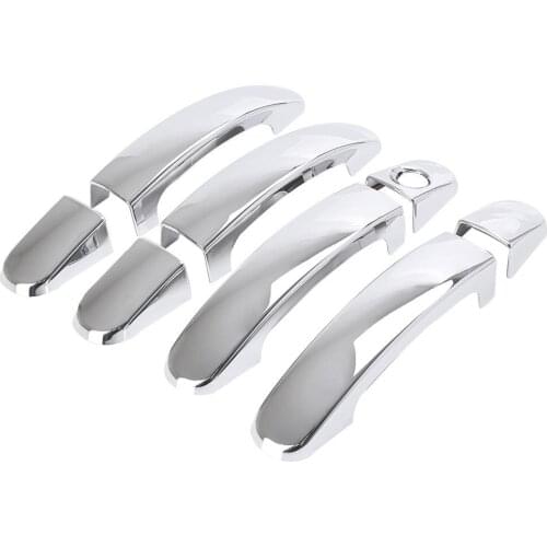 LUCKMART Chrome Car Door Handle Cover Trim Molding For Ford Escape Kuga 2013-2017 High-Quality Auto Parts