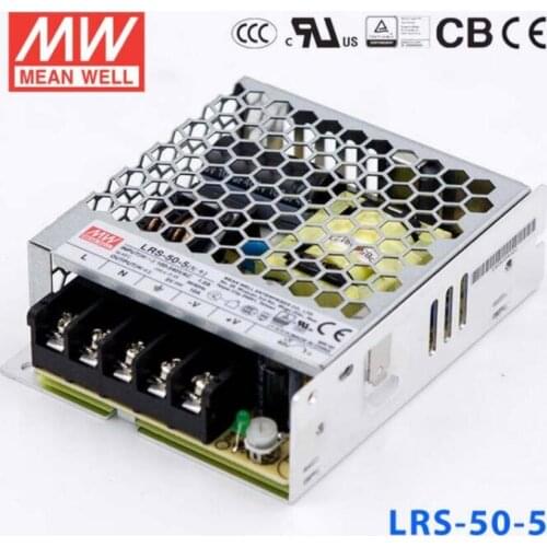 MEAN WELL Switching Power Supply LRS-50-5 DC 5V 10A 50W