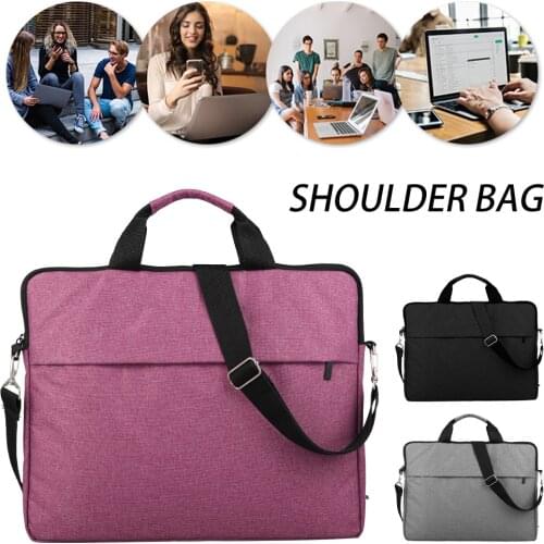 Fashion Laptop Bag 15.6 inch Waterproof Notebook Bag Sleeve For Macbook Air Pro 13 15 Computer Shoulder Handbag Briefcase Bag