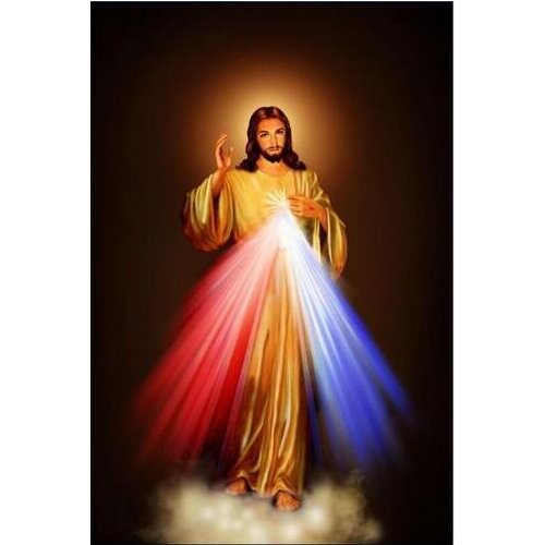 Divine Mercy Image Love Jesus Christ Motivational Art Film Print Silk Poster Home Wall Decor 24x36inch