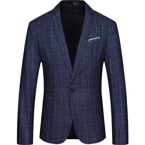 Big yards mens clothing Korean slim fit male new autumn winters Business Casual suit fashionable man single west Blazer m-5xl