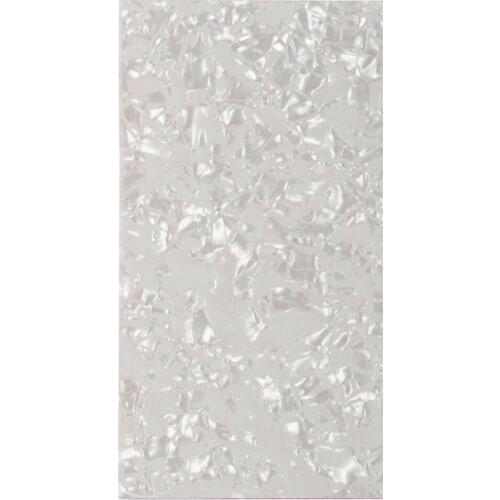 FLEOR White Pearl Acoustic Guitar Pickguard Blank Material Sheet Scratch Plate 200*510mm Self-adhesive Acoustic Guitar Accessory