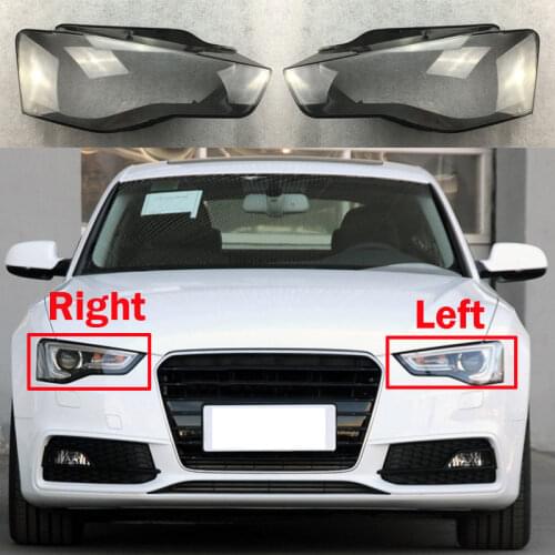 For Audi A5 2012-2015 Car Front Headlight Cover Auto Headlamp Lampshade Lampcover Head Lamp Light Caps Glass Lens Shell Case