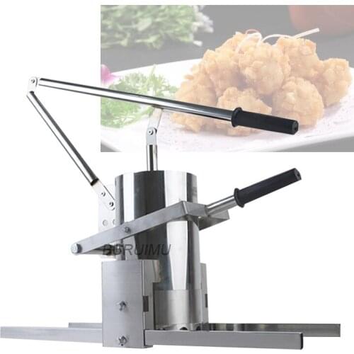 Stainless Steel Manual Meatball Frying Machine Meat Ball Making Machine Balls Forming Machine Fish Ball Maker Former Tool