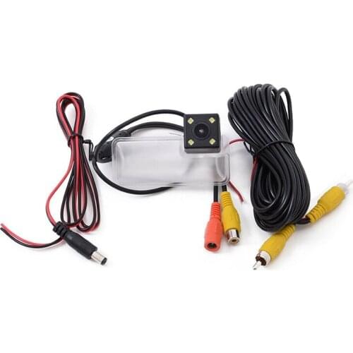 Novel-Rear View Backup Reverse Parking Camera 4LED Light for Subaru XV STi BRZ WRX Tribeca Legacy Forester Outback Impreza