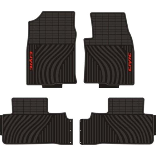 Rubber Car Floor Mats for Right Steering RHD Honda City 2012-2016 Year Civic Custom No Odor Carpets Waterproof