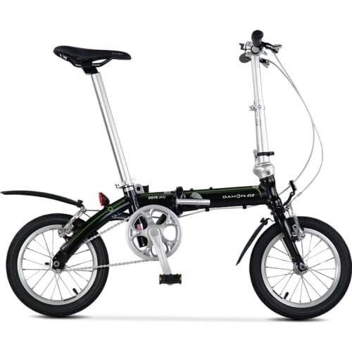 Folding Bicycle Dahon Bike GLO BYA412 DOVE UNO Aluminum Alloy Frame 14 Inch Single Speed Super Light Carrying City Commuter Mini