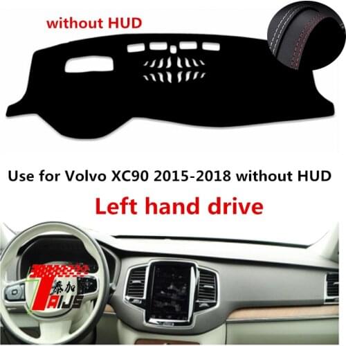 TAIJS Factory Casual Protective Leather Car Dashboard Cover For Volvo XC90 2015 2016 2017 2018 without HUD Left hand drive