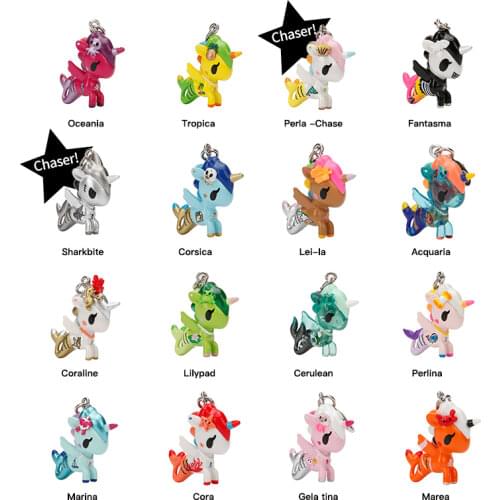 Tokidoki Mermicorno Frenzies Series Unicorn Blind Box Oceania Tropica Fantasma Corsica Coraline Cute Charms Girl Gifts