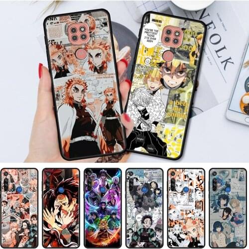 Yaiba Demon Slayer Anime Cover For Motorola One Fusion Plus G9 Play G8 Power Lite Edge E6s G30 G8 Hyper G Stylus Soft Phone Case