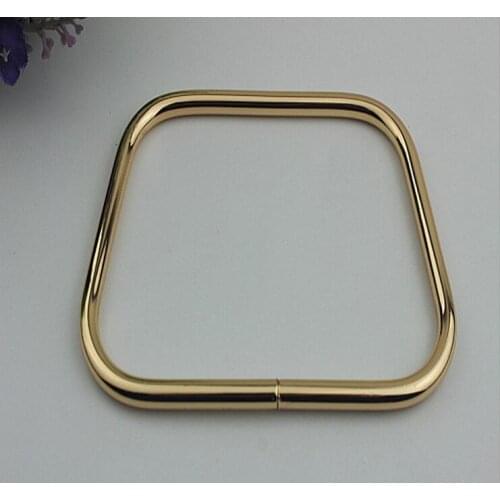 10 PCS/lot) metal plating processing leather handbags hand holding the handle decorative accessories