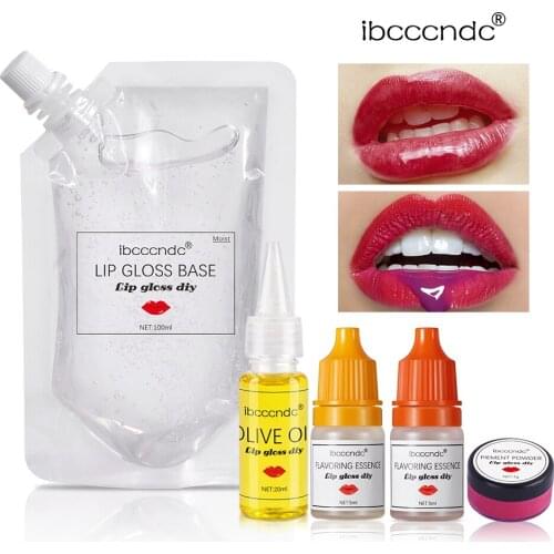 100ml DIY Lip Gloss Base Oil Moisturizing Clear Lip Gloss Raw Material Gel DIY Lip Gloss Tool Handmade Liquid Lipstick Cosmetics