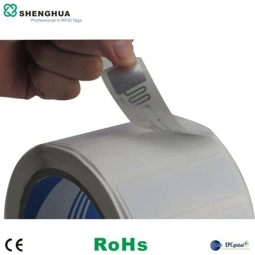 2000pcs/roll SH-L7423 Best Price UHF Passive RFID Label Adhesive Printable Programmable RFID Sticker Tag for Fixed RFID Reader