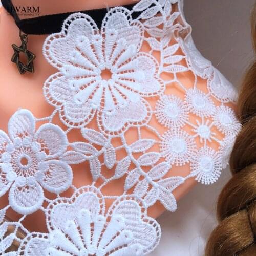 5yard 11.2cm Lace fabric ribbon trim DIY cloth wedding skirt clothes accessories Pillow curtains bar code milk geometric lattice