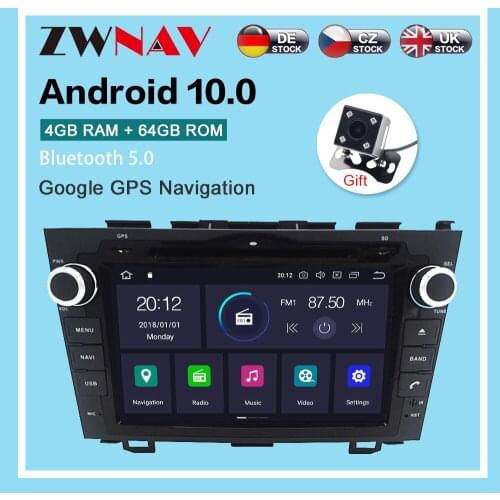 Android 10.0 4+64G Car Radio GPS Navigation for Honda CRV 2006-2011 car Multimedia Player Radio video stereo head unit dsp wifi