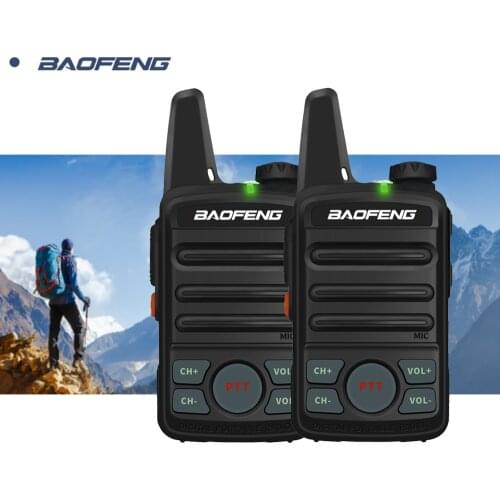 Baofeng BF-T99 Mini Walkie Talkie UHF 400-470MHz Dual PPT Kids Portable Intercome USB Charge Two Way Radio Station FM Transceive